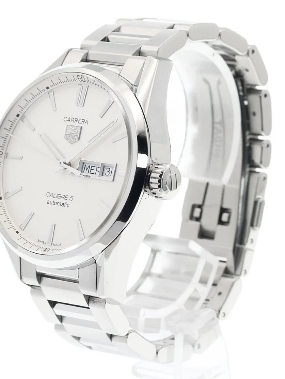 TAG HEUER Carrera Caliber 5 WAR201B.BA0723 Day date Automatic Men's Watch_941307